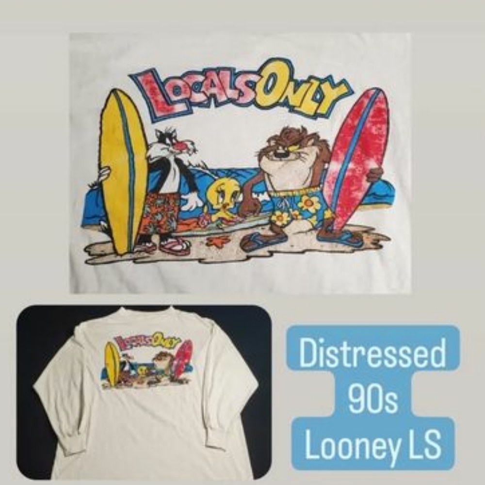 Vintage✨✨ Looney tunes long sleeve  (90s)